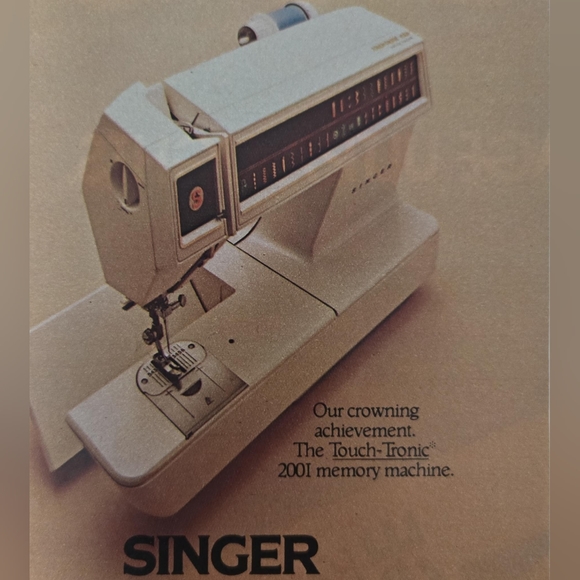 1980 print ad page - Singer Sewing Machines vintage advert Advertising clipping - Picture 5 of 5
